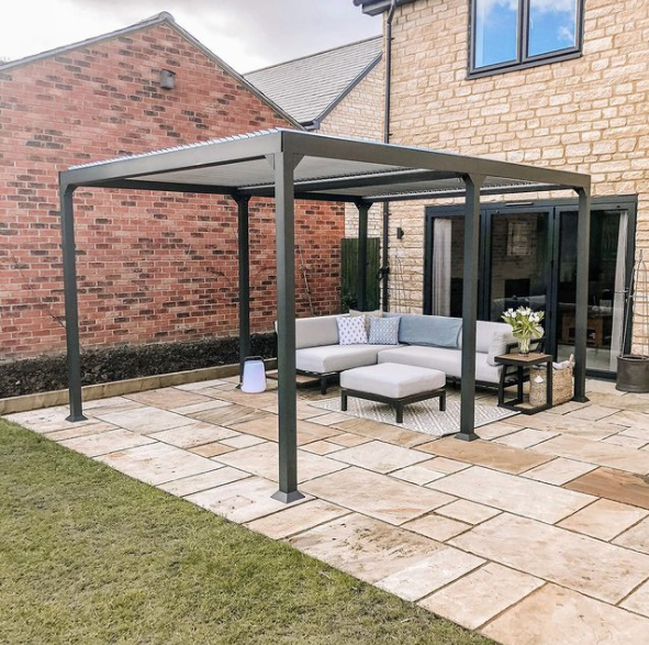 Grey Aluminium Pergolas