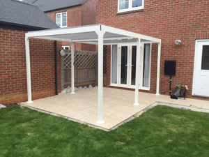 White pergola