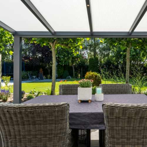 Broadway Veranda with Polycarbonate roof from Cotswold Garden Shade