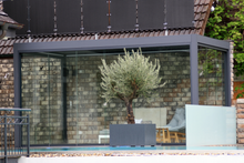 Load image into Gallery viewer, Burford Luxe freestanding pergola with electric roof
